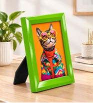 Parlak Yeşil Çerçeve - Modern Masa Üstü ve Duvar Çerçevesi 13x18