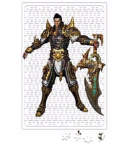 Metin2 Guerreiro 02 Puzzle 240 Parça Yapboz