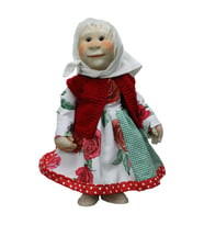 e38 EL İŞÇİLİĞİ BABAANNE DEKOR BEBEK 34 cm - 6029