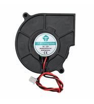 5015 12V DC Salyangoz Fan 12V 2-Pin 3D Yazıcı Soğutma Fanı Santrifüj Blower Fırçasız Fan