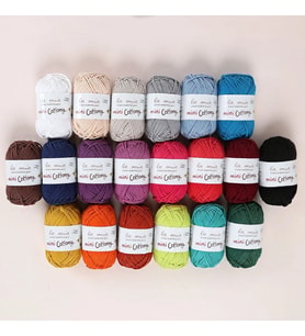 LA MİA MİNİ COTTONY 20'Lİ PAKET 25G RENKLİ EL ÖRGÜ