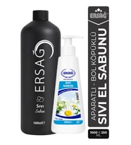 Ersağ Aparatlı Sıvı El Sabunu Seti 1000 ml + 250 ml