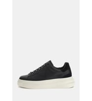 Guess Erkek Siyah Elba Logolu Bağcıklı Sneaker