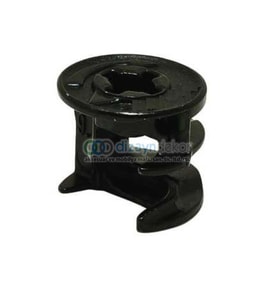 Minifix Kafa ( Gövde ) Siyah 15*18 Mm.-10 Adet
