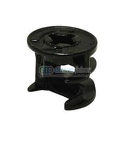 Minifix Kafa ( Gövde ) Siyah 15*18 Mm.-10 Adet