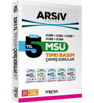 MSÜ Son 5 Yıl ARŞİV Serisi Tıpkı Basım Fasikül Fasikül Çıkmış Sorular Marka Yayınları