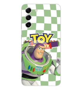 Samsung Galaxy S21 FE Uyumlu Toy Story Buzz Desenli Şeffaf Telefon Kılıfı