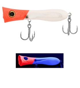 Fujin Big Mama 12cm 31gr Popper Maket Balık 273 UV Crystaly Redhead