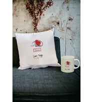 Doktora Hediye Kupa Bardak ve Yastık Set 002 (Beyaz)