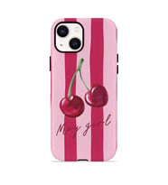 iPhone 15 Plus Vorian Çift Katmanlı Kılıf Cherry Girl