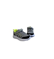 Jump 29183 Gri-Sarı Fuspetli Cırtlı Çok Hafif Bebe Spor Ayakkabı