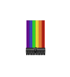 Thermaltake TtMod AC-049-CNONAN-A1 Rainbow Power Supply Sleeved Kablo Seti (16 AWG)