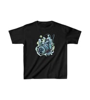 Unisex Çocuk Baskılı T-Shirt - Siyah