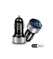 Silver Araç İçi USB 3.0 Type C Soketli Çakmaklık Güç Adaptörü Tüm Cihazlar 12V-24V