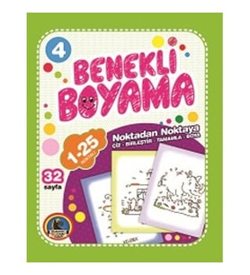 Karatay Benekli Boyama Kitabı-4 1-25 Noktalı