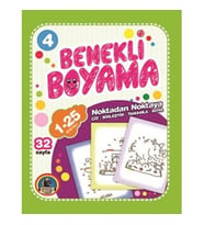 Karatay Benekli Boyama Kitabı-4 1-25 Noktalı