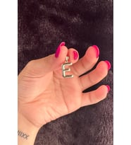 14 Ayar Altın E Harf Kolye Ucu (Rose)