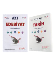 Limit Yayınları AYT Edebiyat ve TYT AYT Tarih Soru Bankası Seti 2 Kitap