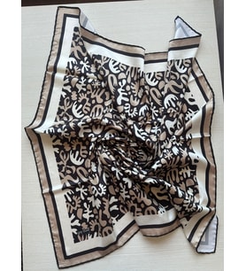 Trend Dijital Baskı  Batik Desenli Royan Eşarp Desen 3 Renk 5