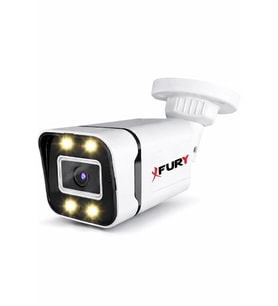 FURY Gece Renkli - 5mp Lens 1080p Full HD Ahd Güvenlik Kamerası 4 x Ultra Led Renkli Gece Görüş 5580