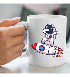 Astronot Model Bardak - Astronot Bardağı