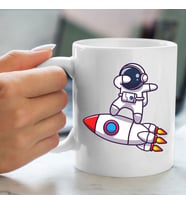 Astronot Model Bardak - Astronot Bardağı