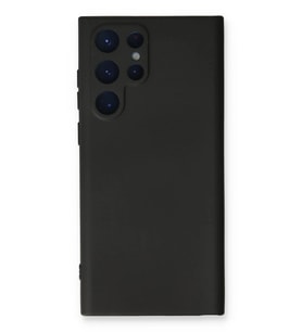 Durukar® Samsung Galaxy S23 Ultra Kılıf Nano içi Kadife Silikon - Siyah