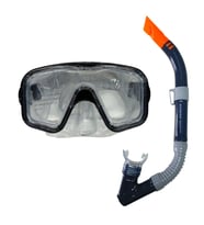 Maske Şnorkel Safari Dalış Seti Tepered Cam - 2186A/113CSB
