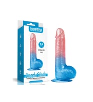 20 CM anl Vajinal Kullanım Yumuşak Dokulu Jel Penis - Dazzle Studs