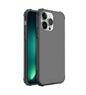 Blogy iPhone 13 Pro Max ile Uyumlu Crystal Fit Kılıf Smoke Black