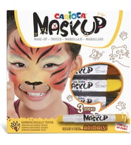 Carioca Mask Up Yüz Boyası Animals Hayvanlar 3 Renk 6 Gram (Karışık)