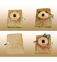 Peluş Capybara Kilitli Günlük Defter
