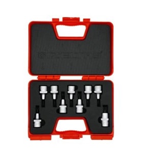 İzeltaş 1113 00 6009 1/2'' Lokmalı Torx Uç Takımı 9 Parça