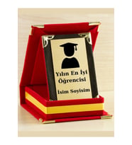 Yılın En İyi Öğrencisi Plaketi - Mezuniyet Plaketi ( Mini Plaket )