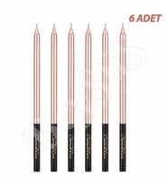 Kısa 6lı Mum Rose Gold