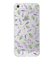 PrintiFy Apple  iPhone 5S ile Uyumlu 1mm Slim Fit Water Color 3 Baskılı Şeffaf  Kılıf