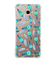 PrintiFy Samsung Galaxy J4+ Plus Uyumlu Nazar Boncuğu 3 Baskılı Şeffaf Köşe Korumalı Antişok Kılıf
