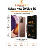Luxeloom Samsung Galaxy Note 20 Ultra 5G Smart Pro Nano Şeffaf Ekran Koruyucu