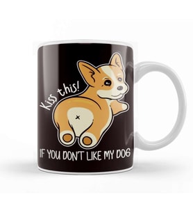 Funny Dog Owner Pets Lover Puppy Fans Animal Rescue Welfare Kupa Bardak Porselen