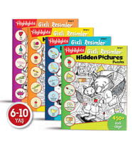 Hidden Pictures Gizli Resimler 4'lü Set - Dikkat Atölyesi Yayınları