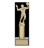 ODAK KUPA - Figürlü Kupalar - Voleybol Erkek Figürlü Kupalar FG-007 B - 28 cm