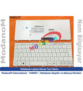 Acer Aspire One PAV50 Klavye Beyaz Türkçe