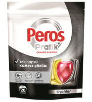 Peros Pratik Çamaşır Deterjanı Kapsülü 26 Adet Siyahlar