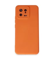 Xiaomi Mi 13 Kılıf Nano İçi Kadife Silikon - Turuncu