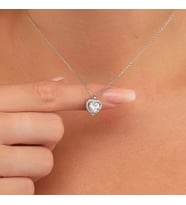 Swarovkski Taşlı Kalp Kolye 925 Ayar, sevgililer günü çiçeği, sevgiliye çiçek, doğum günü çiçeği, yeni iş çiçeği, geçmiş olsun çiçeği, kız arkadaş çiçeği, anneye çiçek