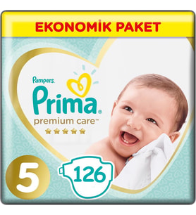 Prima Premium Care 5 Beden Bebek Bezi 11-18 Kg (3*42) 126 Adet