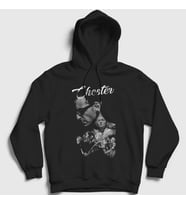 Presmono Unisex Siyah Chester V2 Linkin Park Kapüşonlu Sweatshirt 97483tt