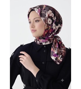 Saf Twill İpek Eşarp -7729438-991
