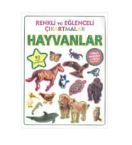 Renkli ve Eğlenceli Çıkartmalar Hayvanlar Parıltı Yayınları