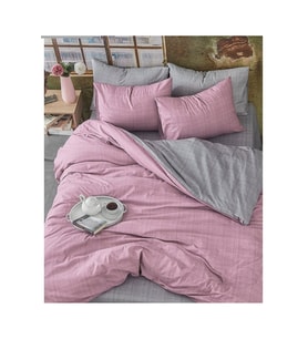 Misslindahome %100 Pamuklu Çift Kişilik Çift Taraflı Nevresim Takımı